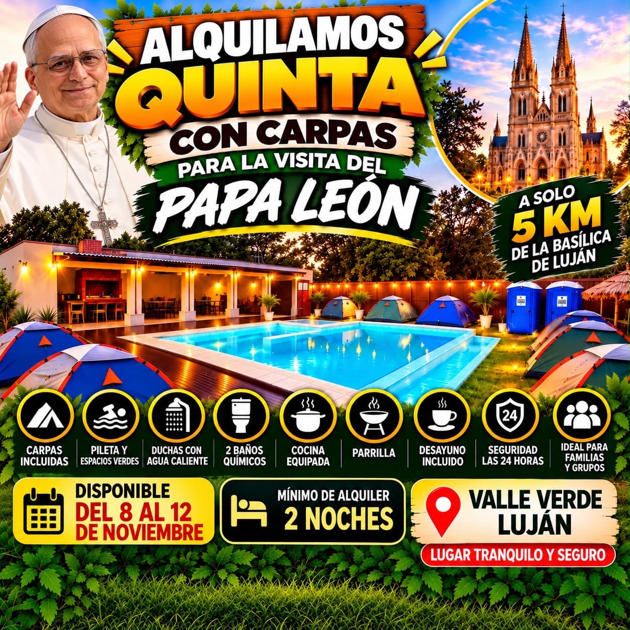 Quinta con carpas incluida Lujan Valle Verde — foto 1